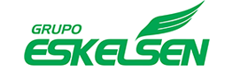 Um logotipo verde e branco para o grupo eskulsen