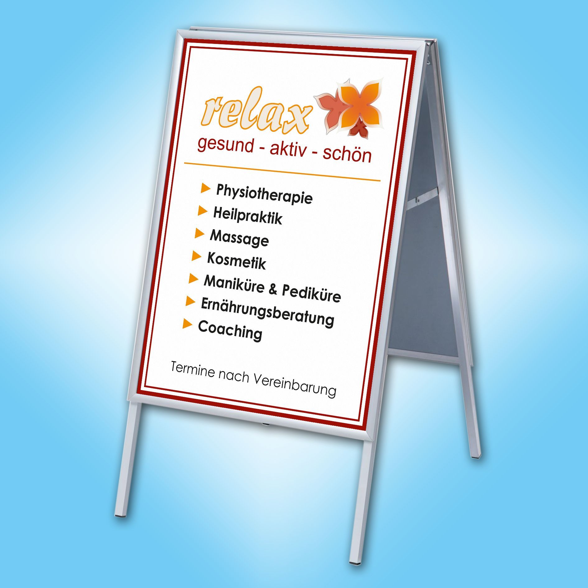 relax Plakataufsteller