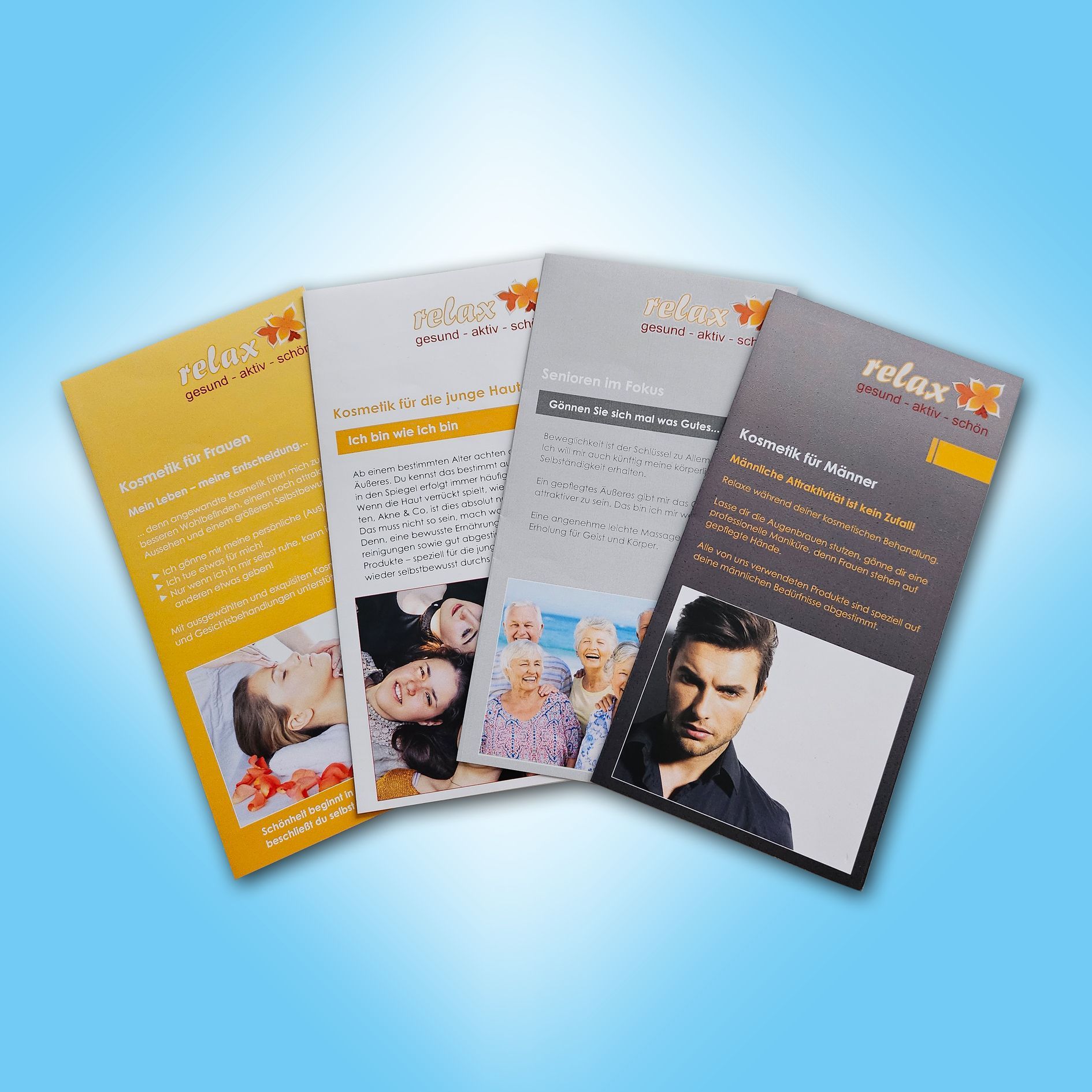 relax - Flyer Behandlungsangebote