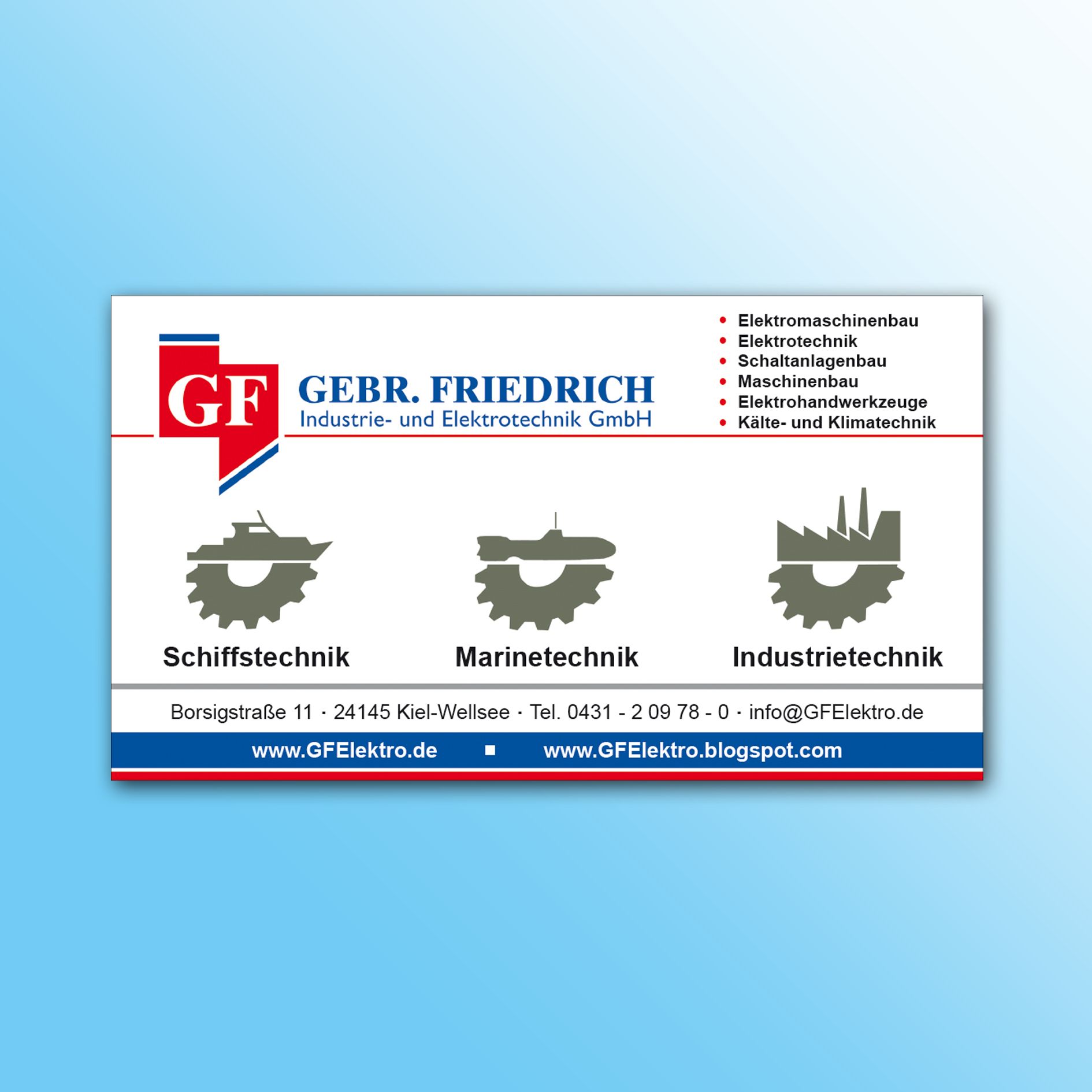 Gebr. Friedrich Industrie- und Elektrotechnik GmbH - Zeitungsanzeige