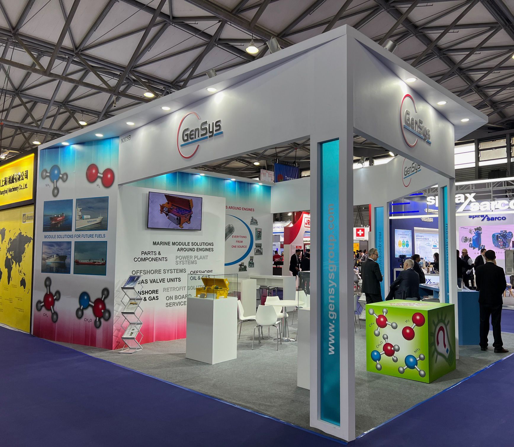 GenSys GmbH Messestand Marintec 2023