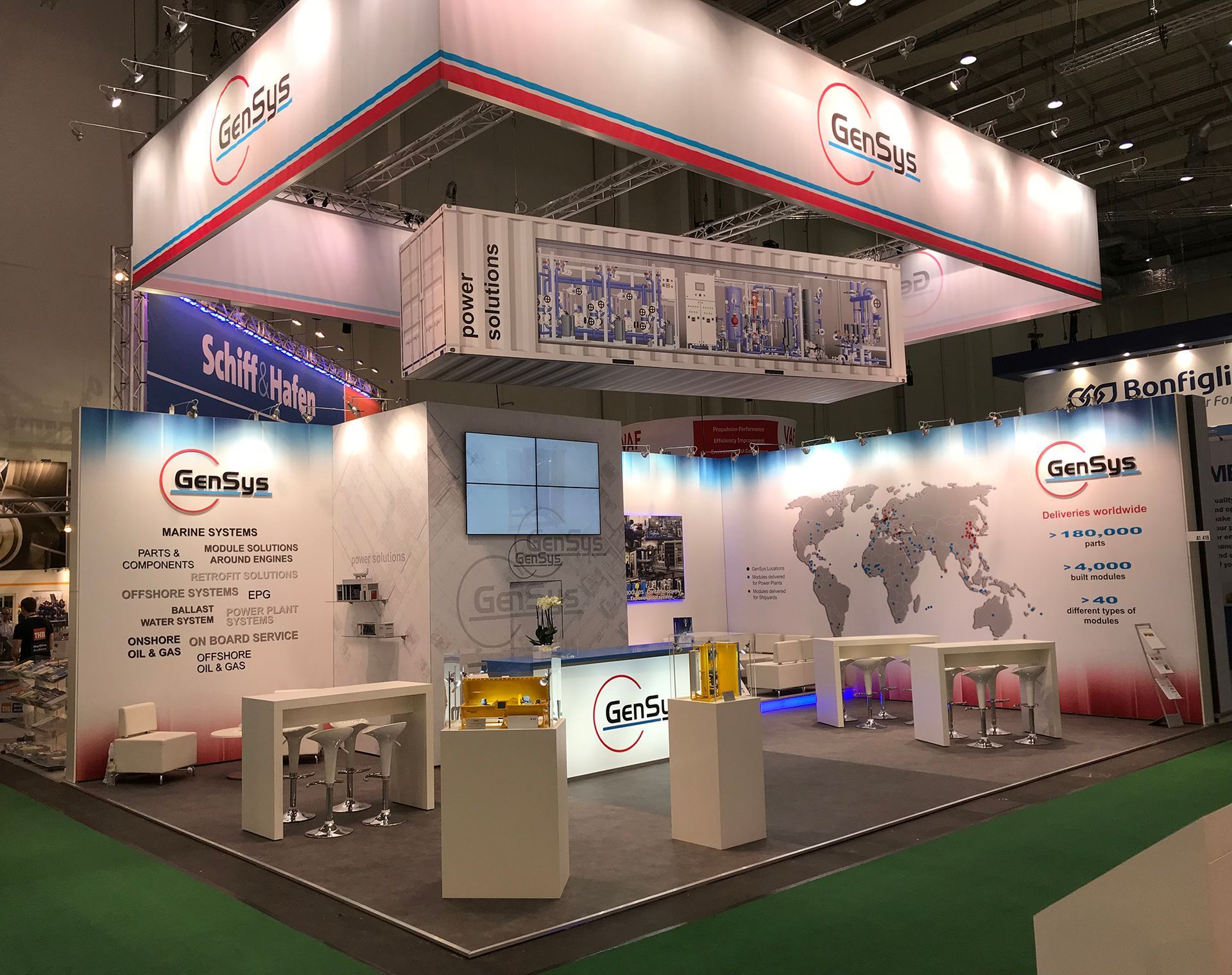 GenSys GmbH Messestand SMM 2018