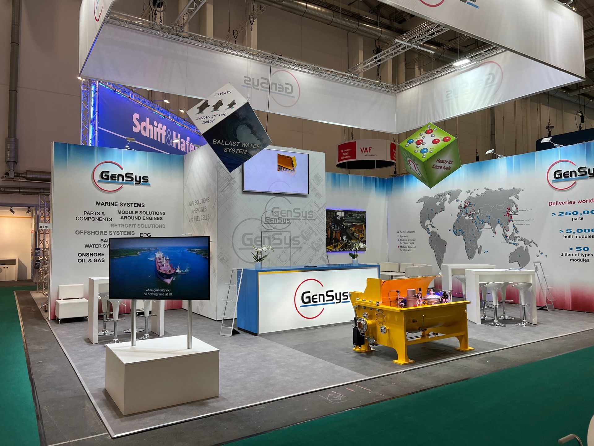 GenSys GmbH Messestand SMM 2022