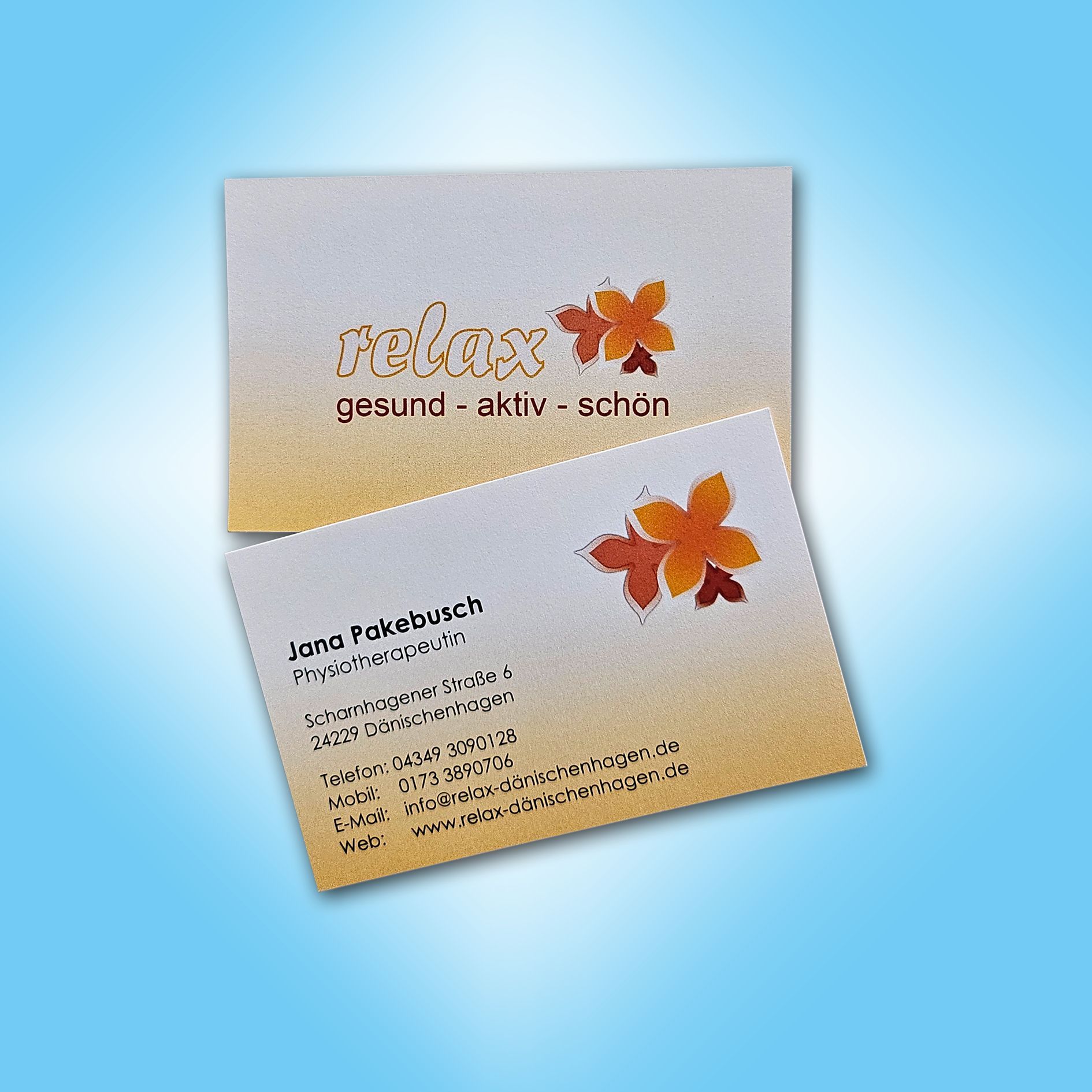 relax - Visitenkarte
