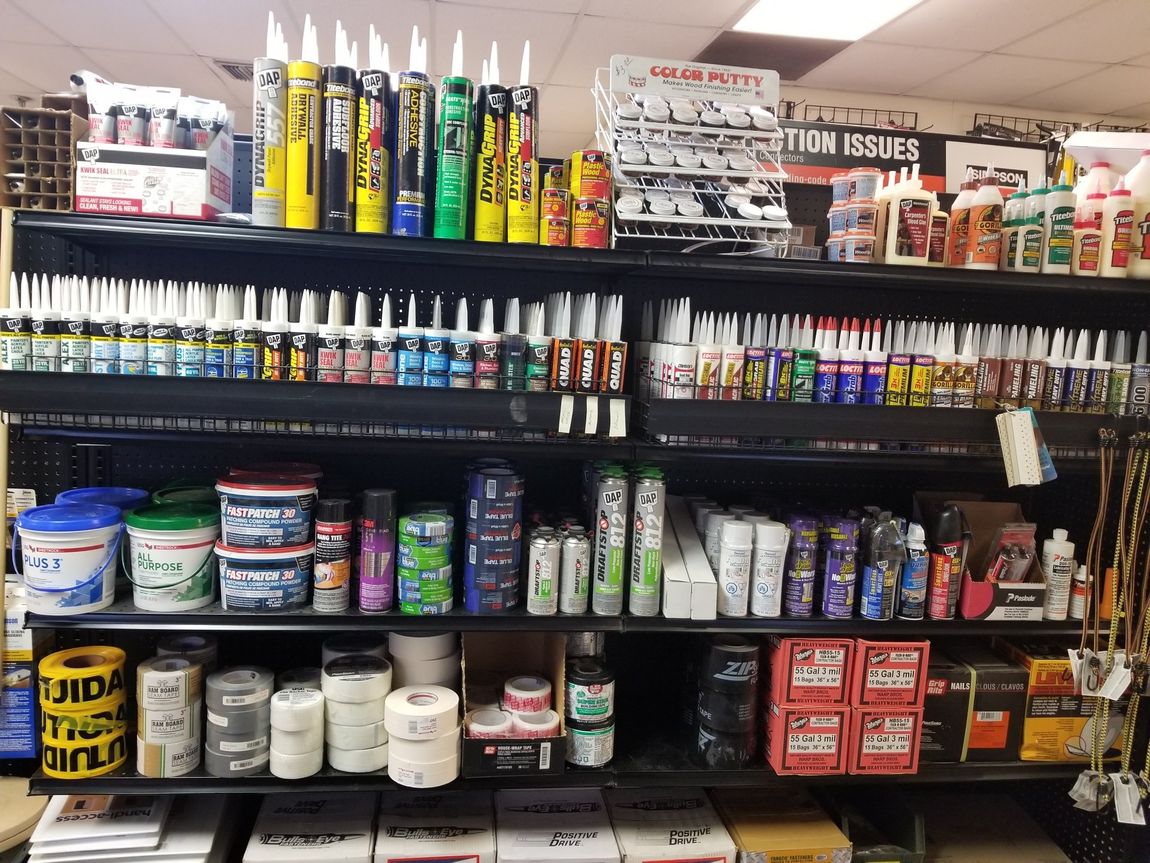 Caulk, epoxy, bungees and more