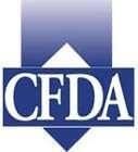 CFDA logo with blue gradient and white text.