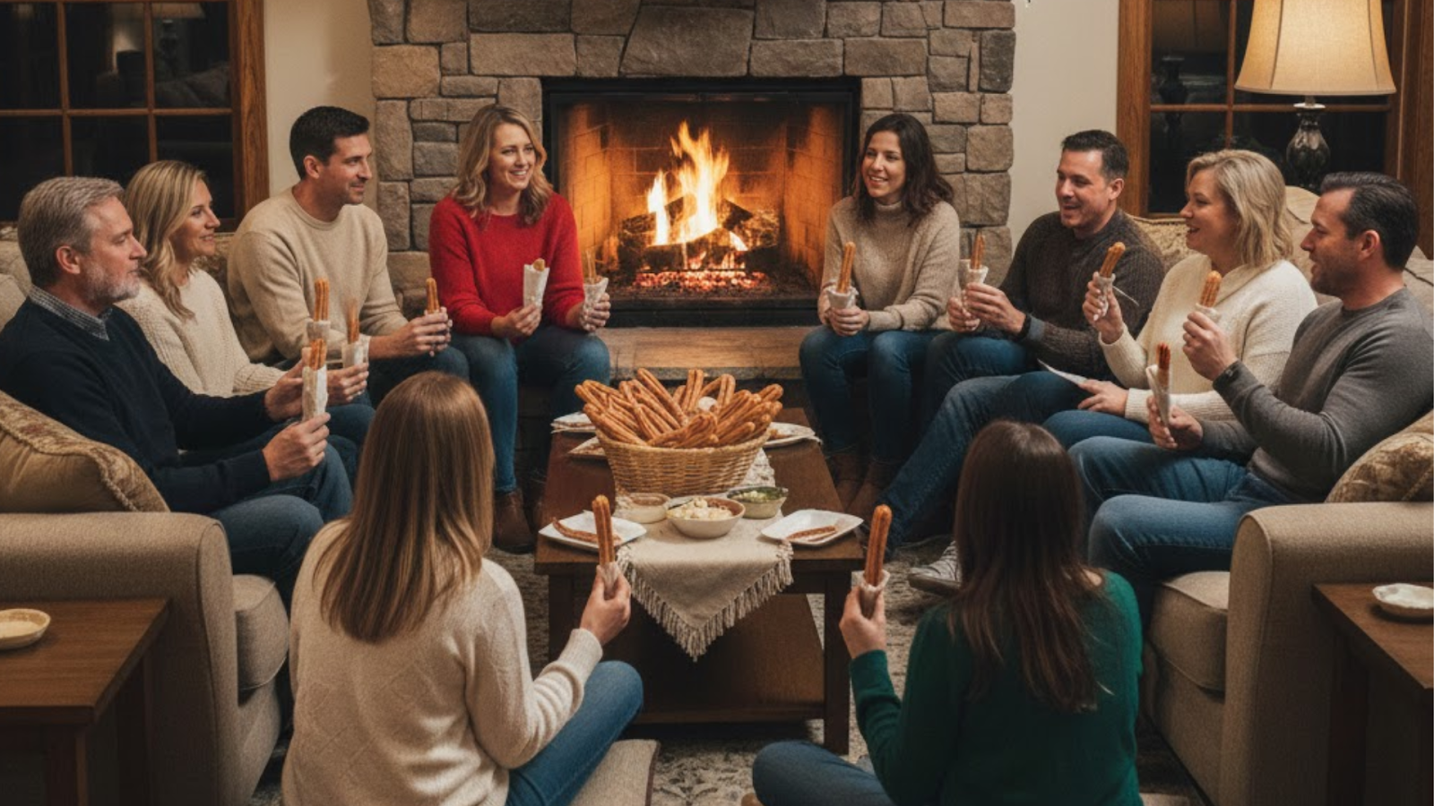 After dinner, gather around