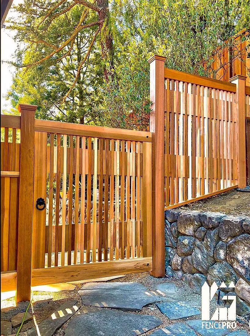 wooden fence