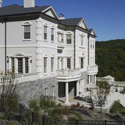 Stucco — White Mansion Exterior in Seattle, WA