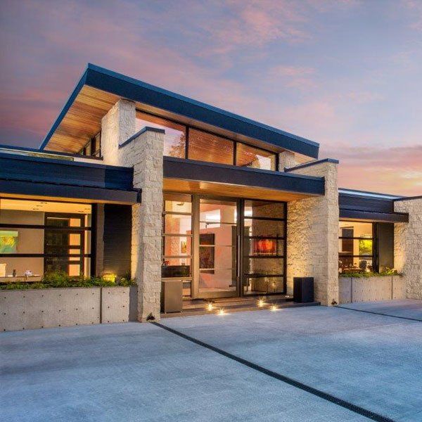 Skimstone Finishes — House With A Unique Design in Seattle, WA