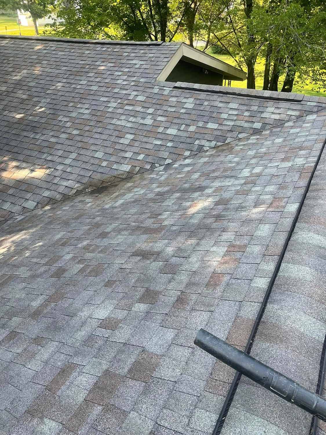 Dirt on the Shingle Roof