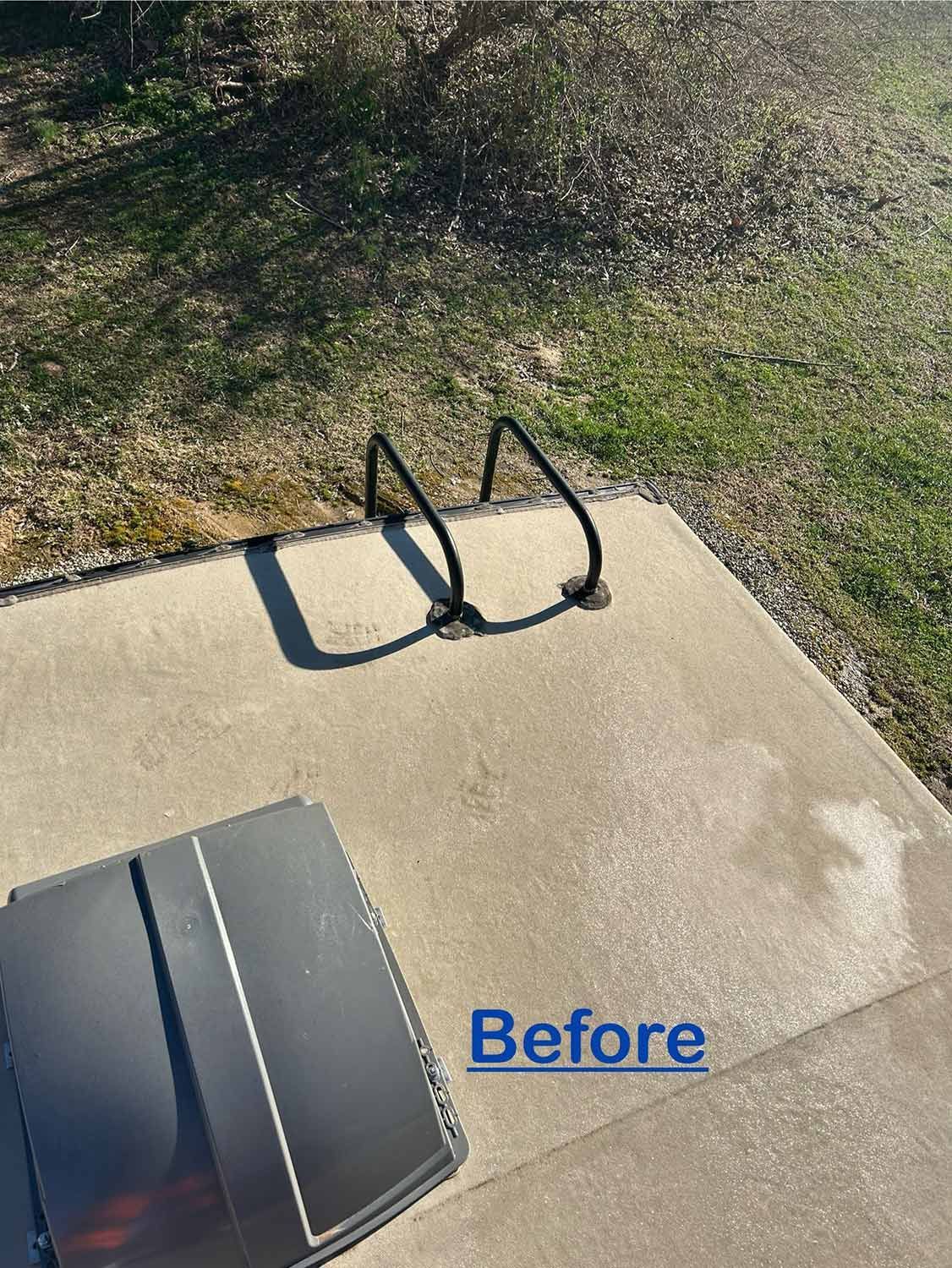 Before Washing the Camper Van