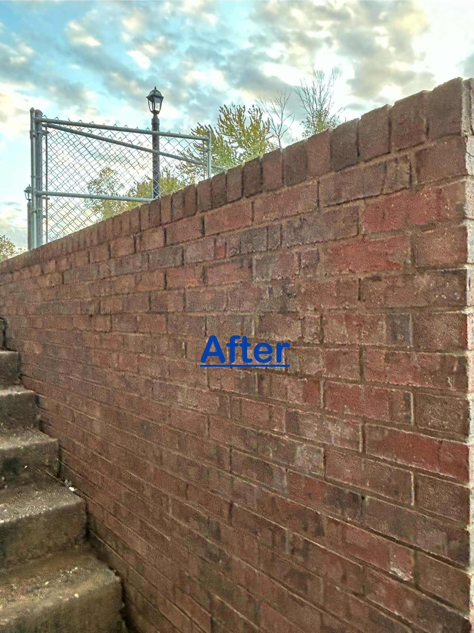 After Washing the Brick Wall