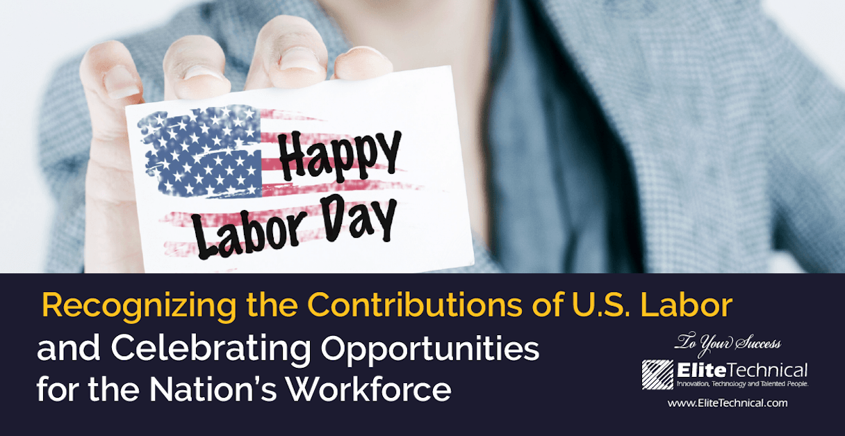 Recognizing the Contributions of U.S. Labor and Celebrating Opportunities for the Nation's Workforce—Happy Labor Day