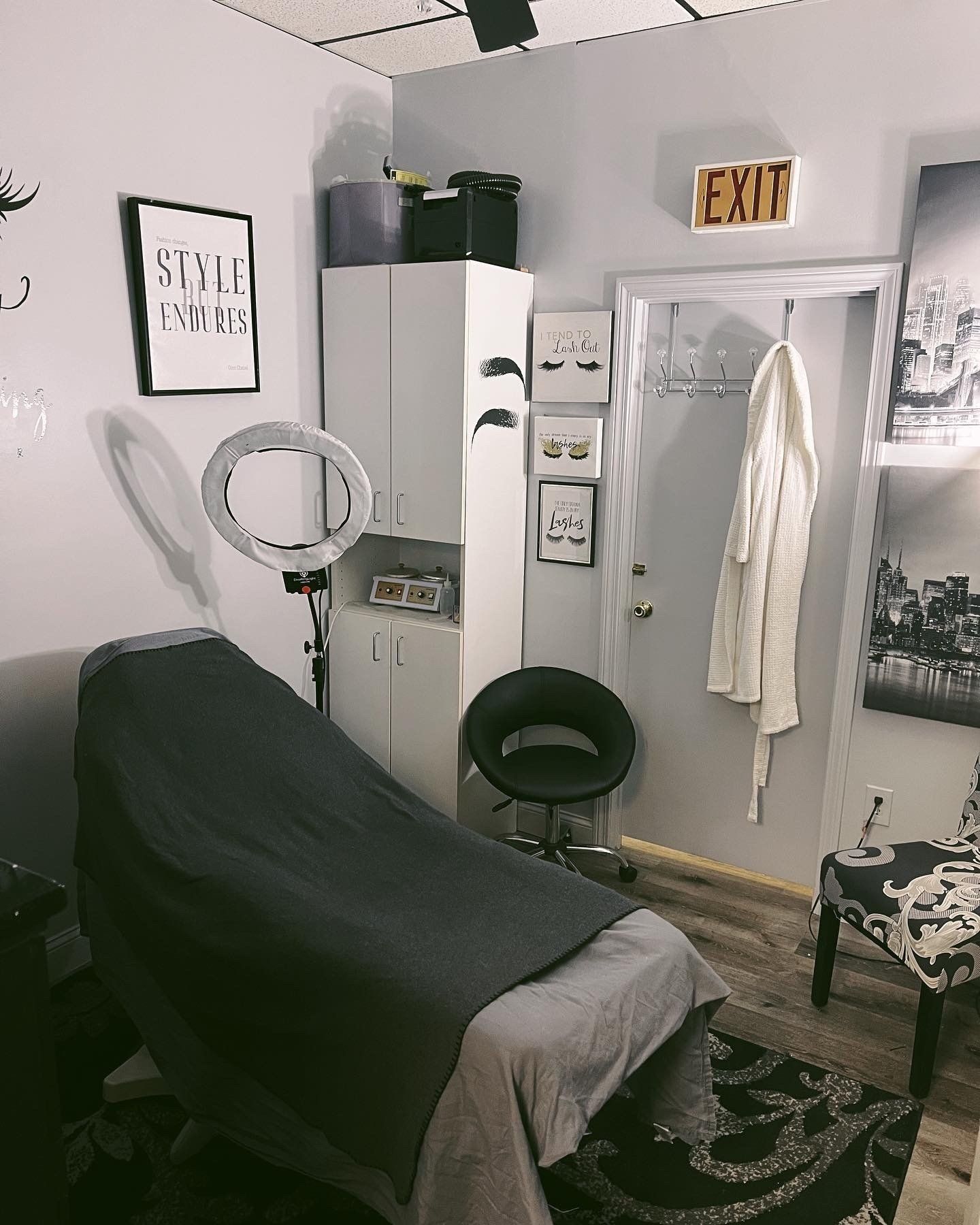 Empty Salon Interior — Plaistow, NH — Allure Hair Studio & Spa