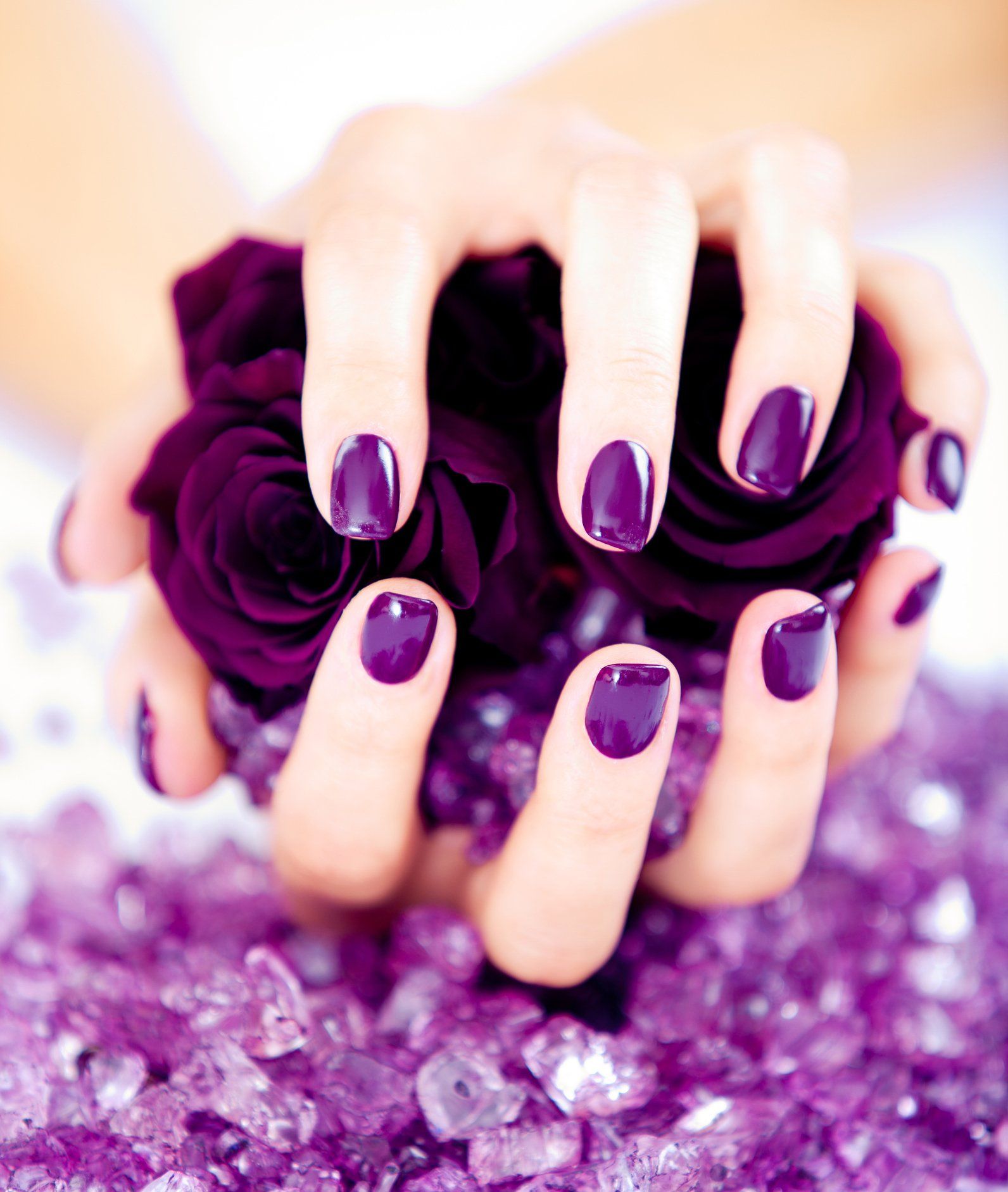 Salon Nail Polish Display — Plaistow, NH — Allure Hair Studio & Spa