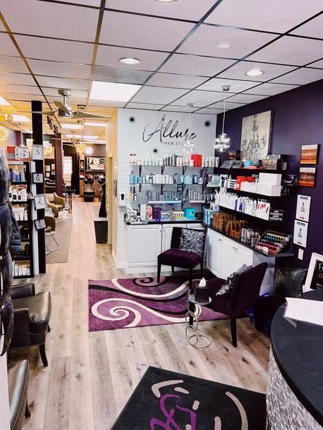 Salon Shop Interior — Plaistow, NH — Allure Hair Studio & Spa