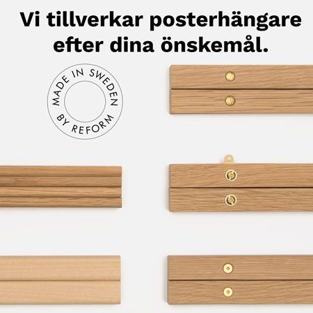 Posterhängare måttanpassade