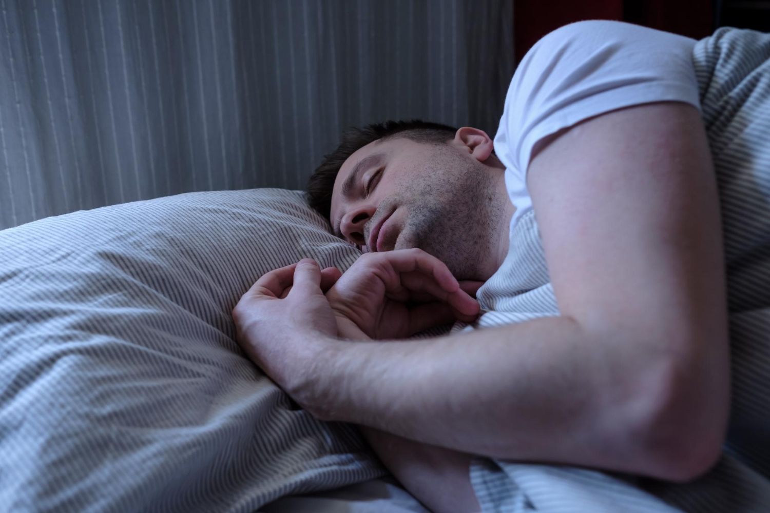 man sleeping