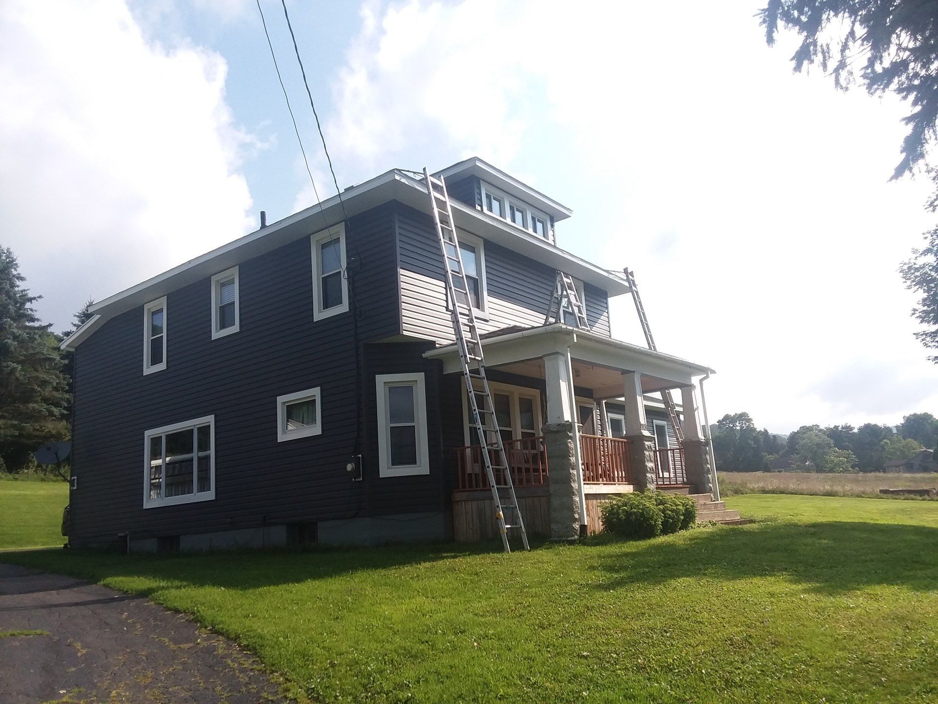 gutter installation for new Olean, NY home