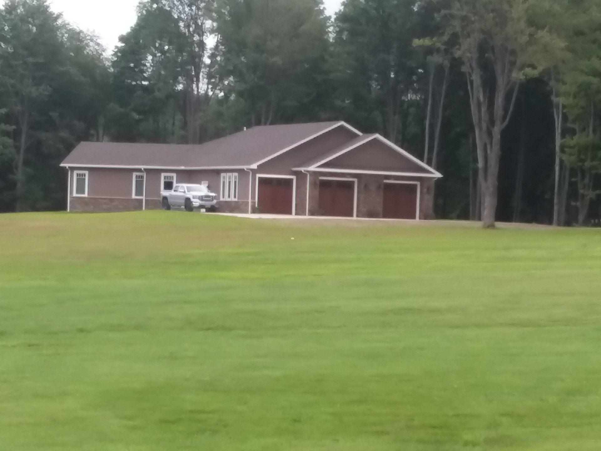 home with beautiful gutters