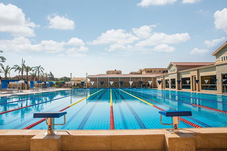 Sports Abroad swimming training camps at Aqua Vista, Red Sea, Egypt.