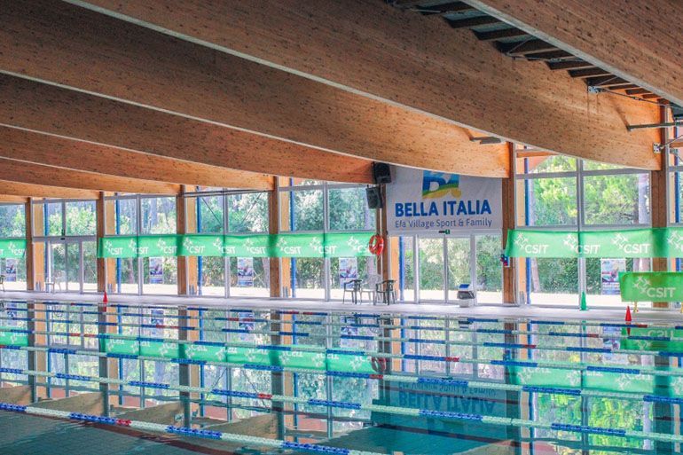 Sports Abroad swimming training camps at Lignano, Italy.