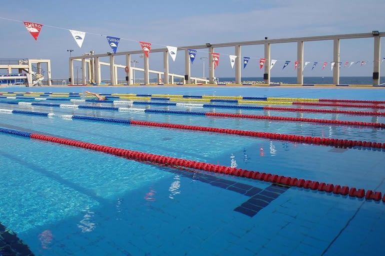 Sports Abroad swimming training camps at Mataro, Spain.