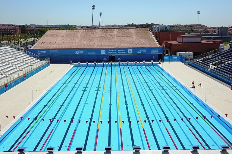 Sports Abroad swimming training camps at Salou, Tarragona, Costa Dorada, Spain.