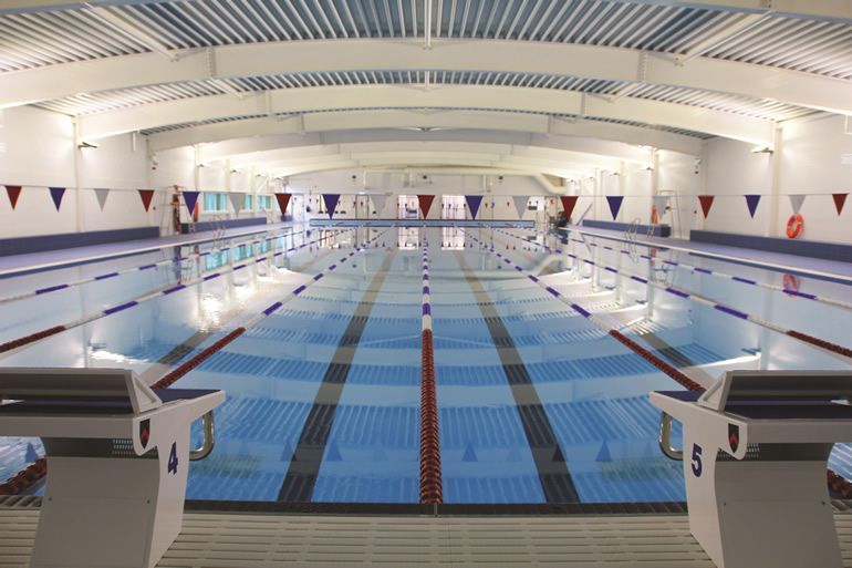 Sports Abroad swimming training camps at Mount Kelly, UK.