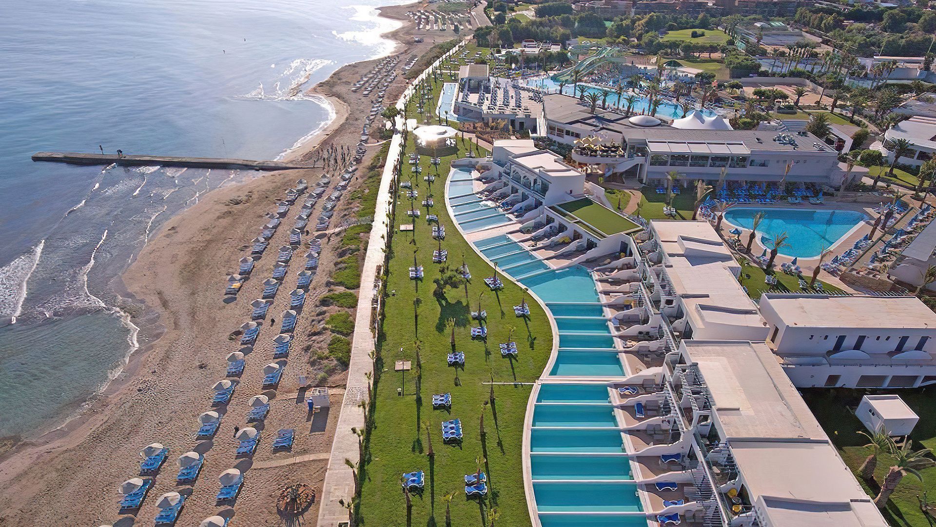 Sports Abroad swimming training camps at Lyttos Beach, Crete.