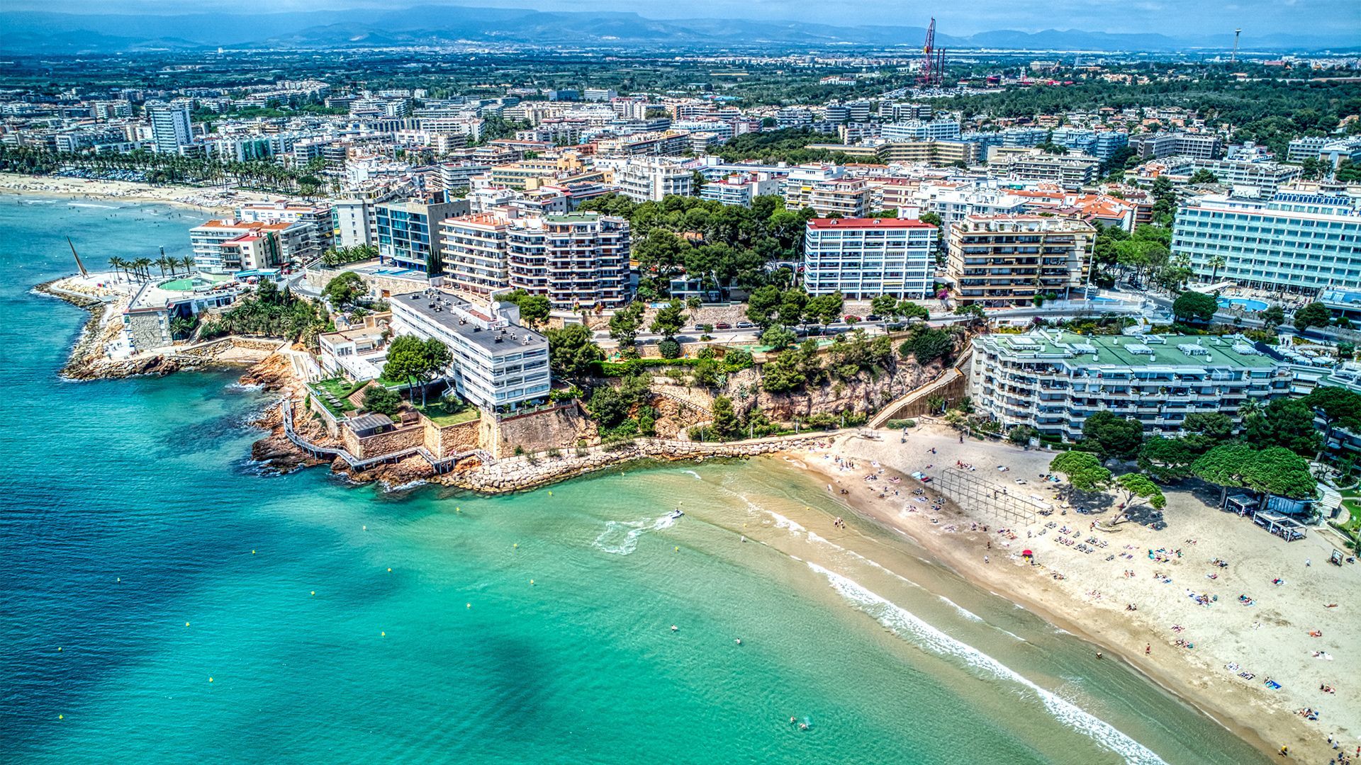 Sports Abroad swimming training camps at Salou, Costa Dorada, Spain.