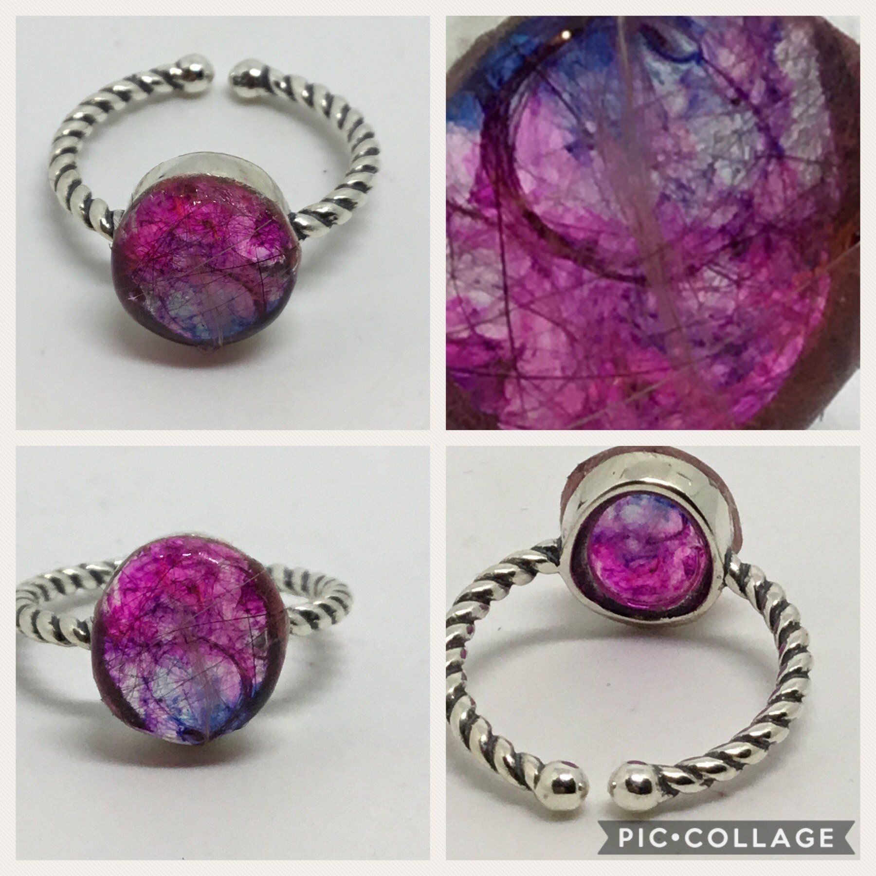 Keepsake rings horsehair, pet hair & ashes Horse Pet Keepsakes