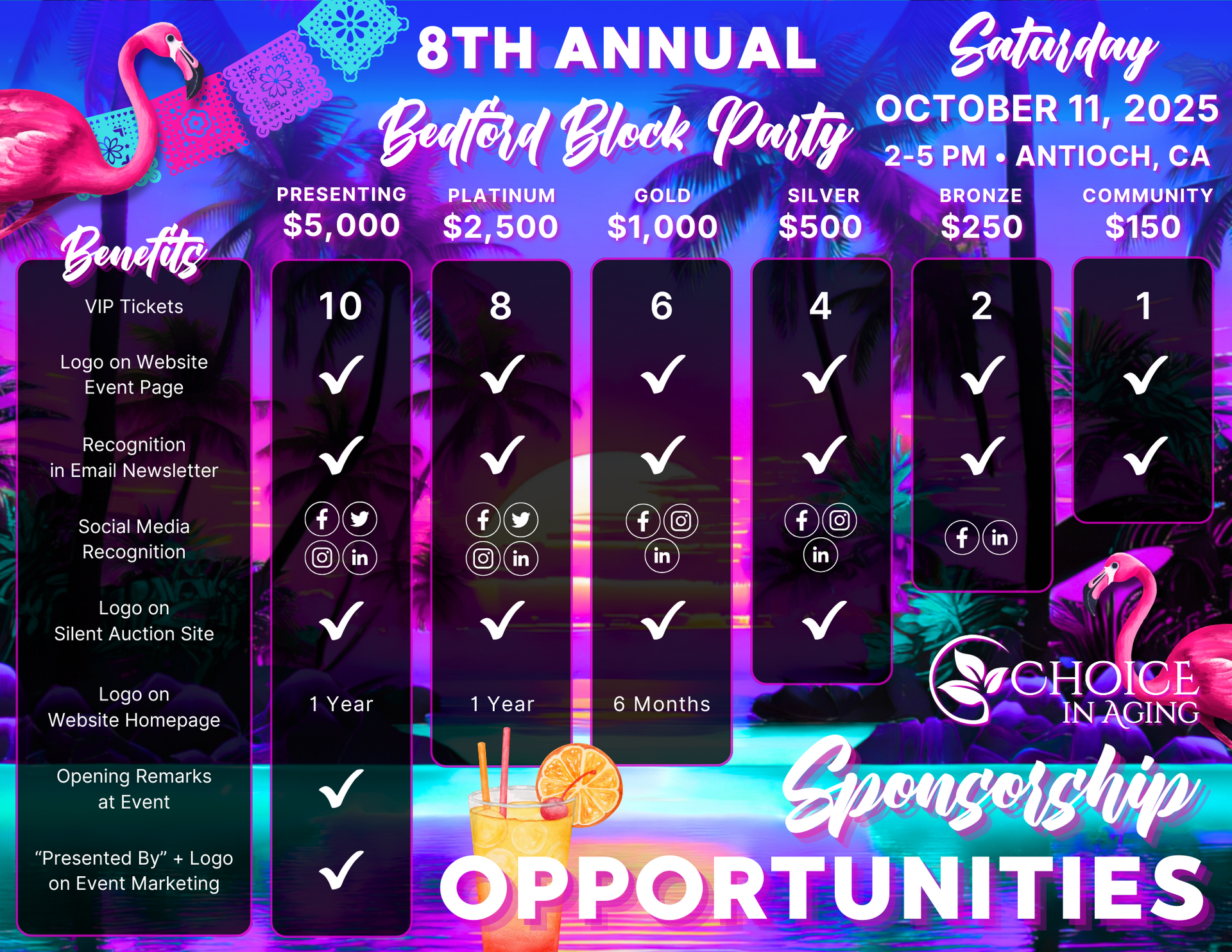 Learn more about our Sponsorship Opportunities below.