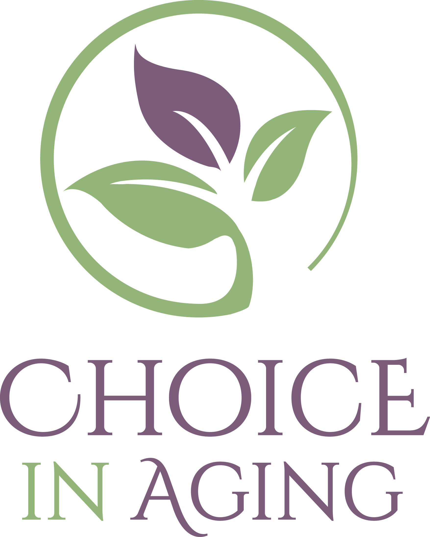 Choice in Aging Vertical Logo
