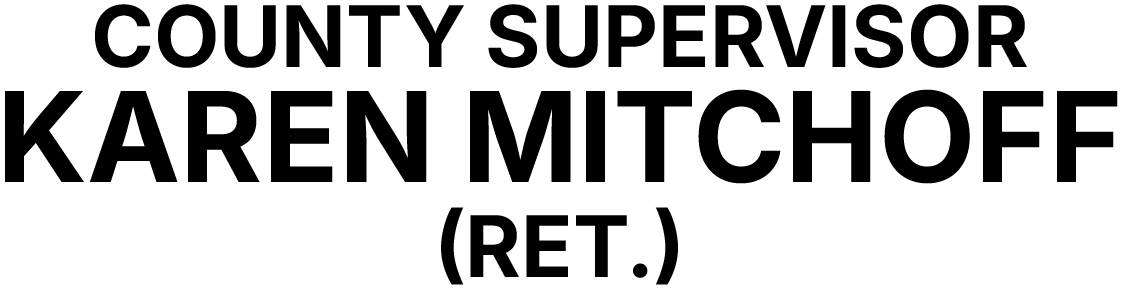 County Supervisor Karen Mitchoff (Ret.)