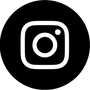 Instagram logo: White camera icon on a black background within a black circle.