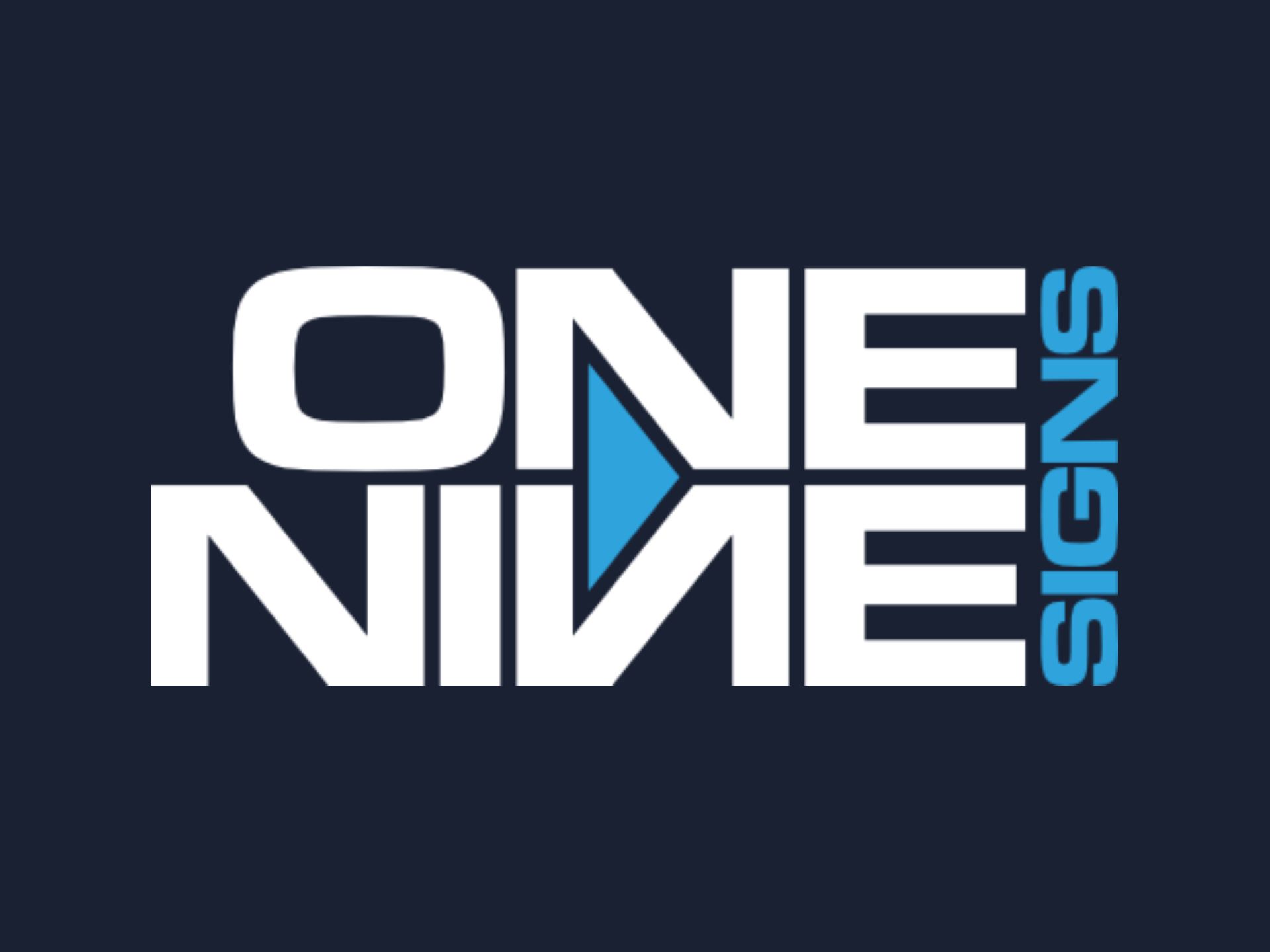 One Nine Signs Logo