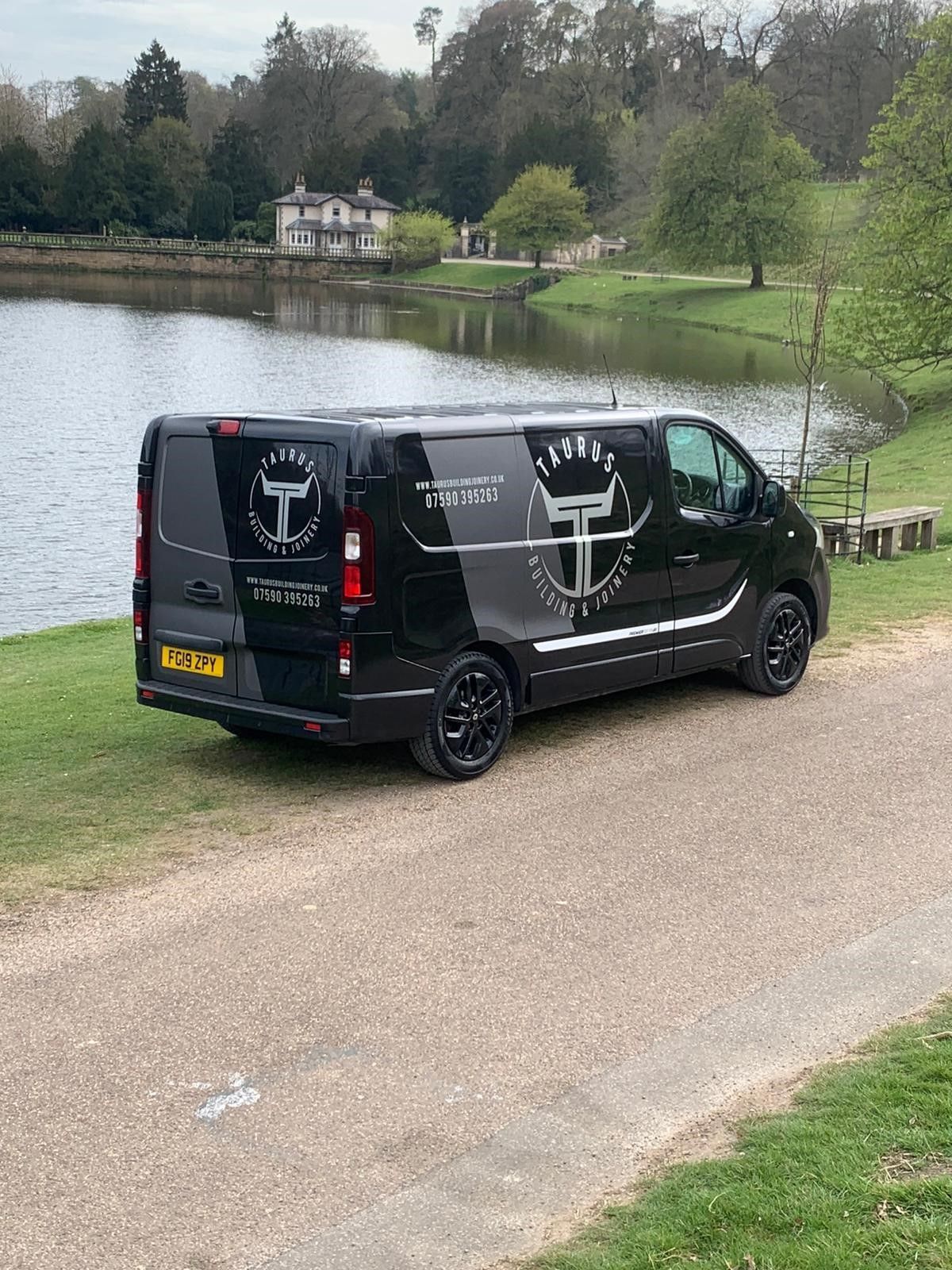 An example of vehicle signage