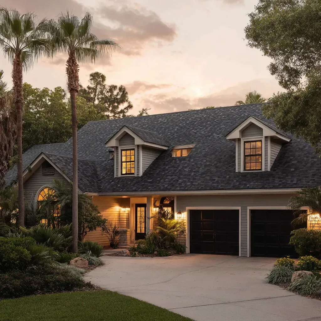 Affordable asphalt shingle roofing Brandon FL teams upgrading from 3-tab to dimensional shingles with added UV-blocking granules and enhanced attic breathability.
