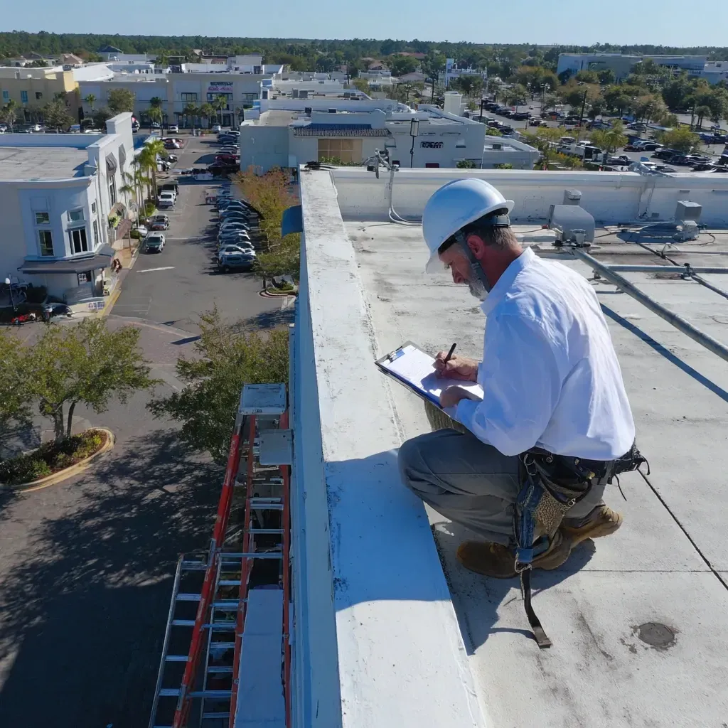 Roofing projects in Brandon FL focused on storm recovery and hurricane prep for flat roofs, gutters, and soffit/fascia systems.
