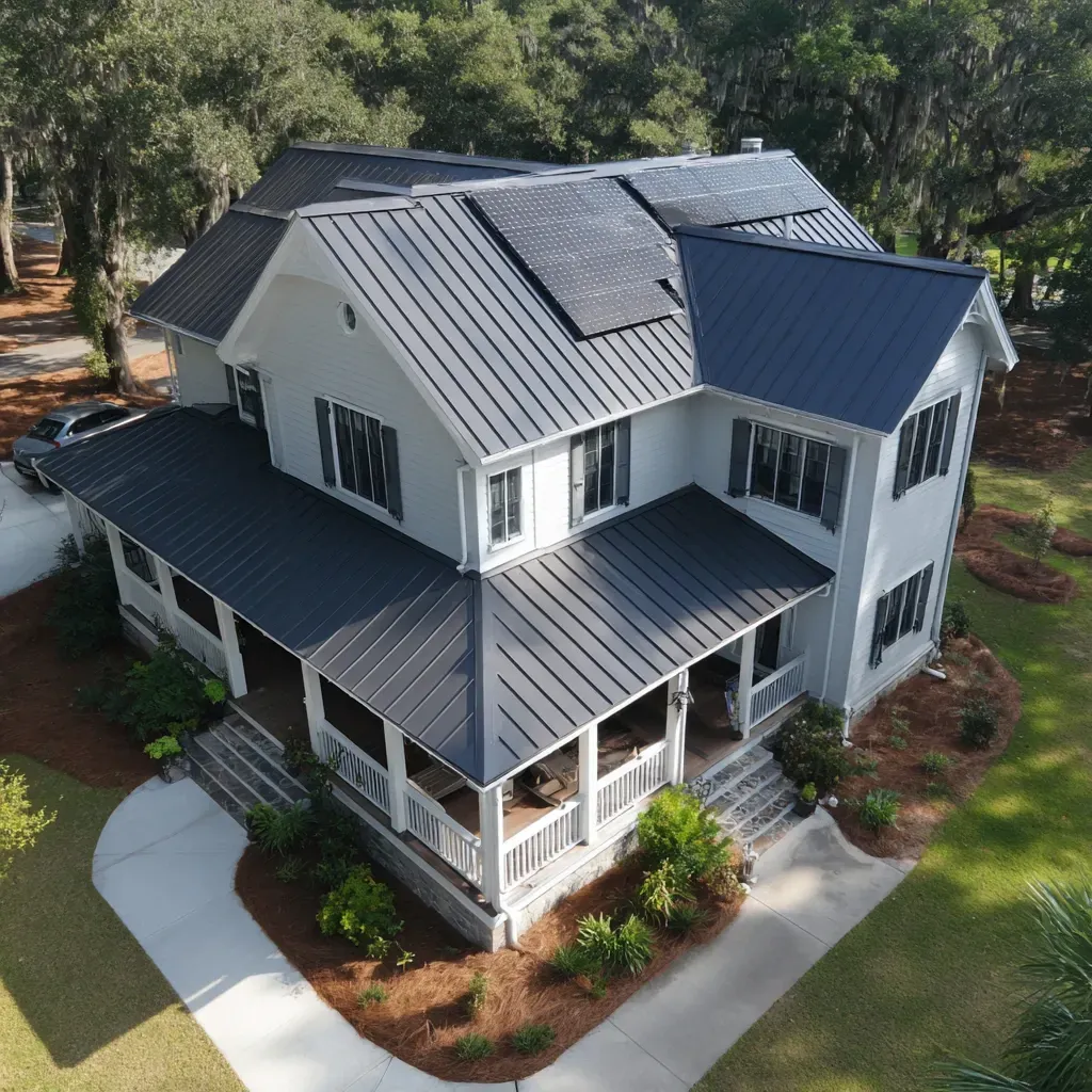 Brandon FL solar roofers specializing in GAF Timberline Solar™ shingle installs, inverter optimization, and solar-ready roof retrofits compliant with Florida Building Code.