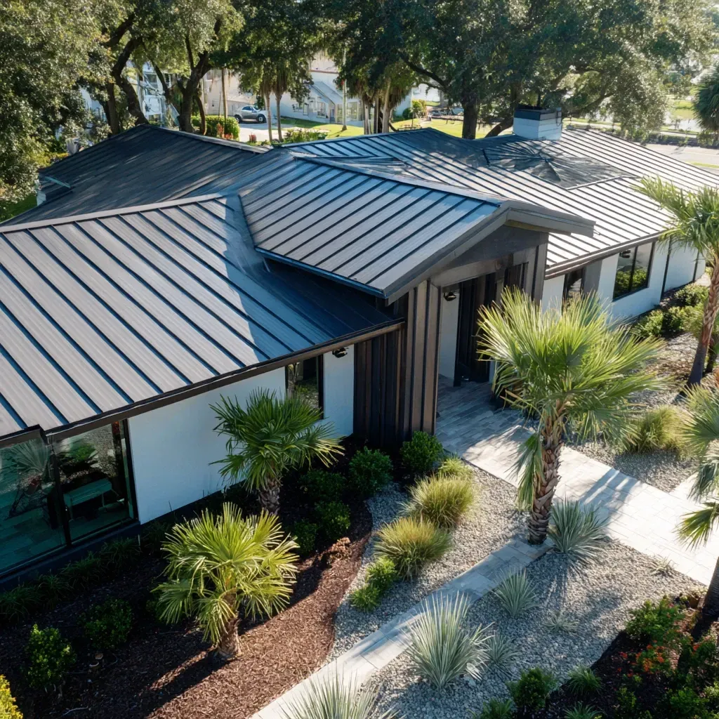 Map overlay showing Brandon FL neighborhoods most frequently targeted for roof replacements and commercial upgrades.