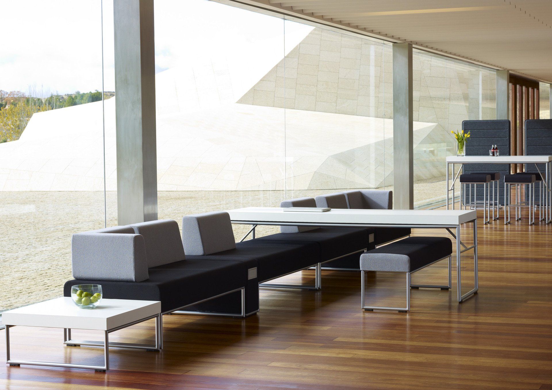 Allermuir Pause modular lobby seating & tables