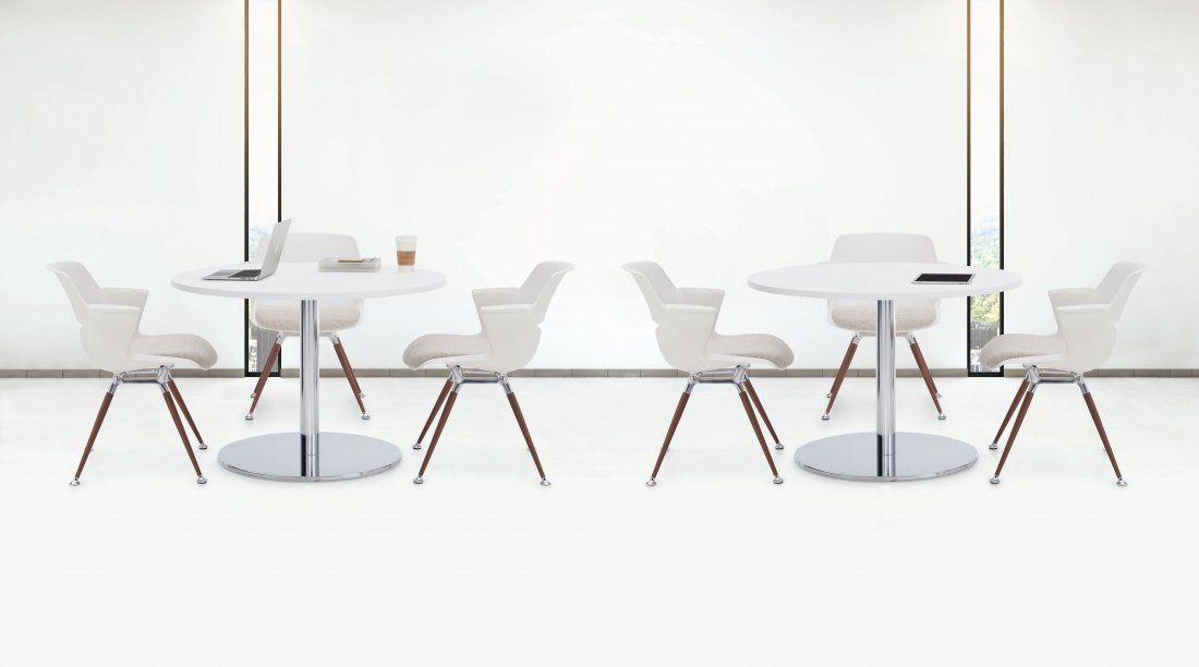 Global Moda chairs with Swap multipurpose tables