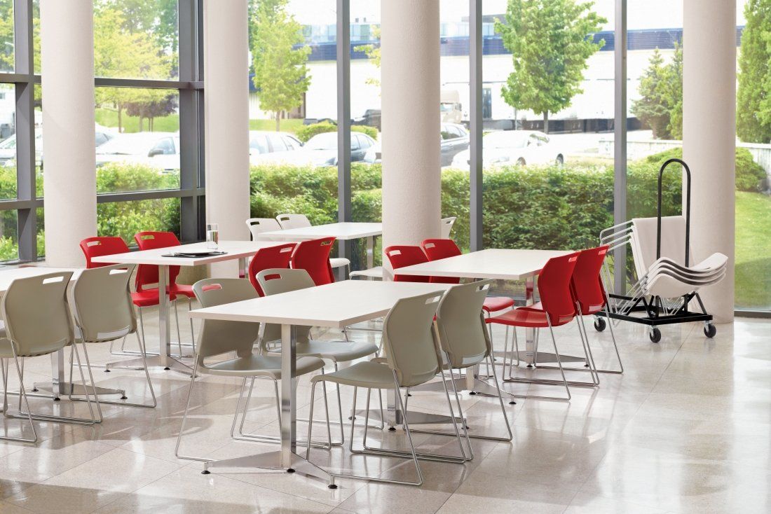 Global Popcorn stacking multipurpose chairs