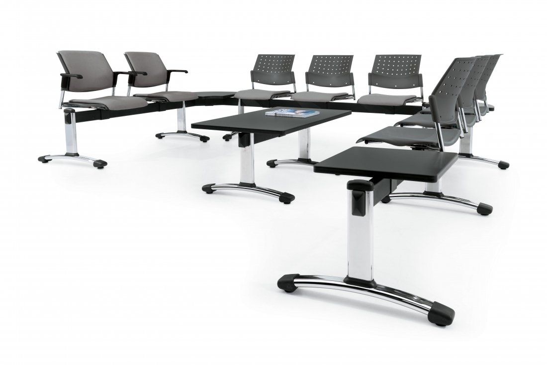 Global Sonic modular poly waiting room seating