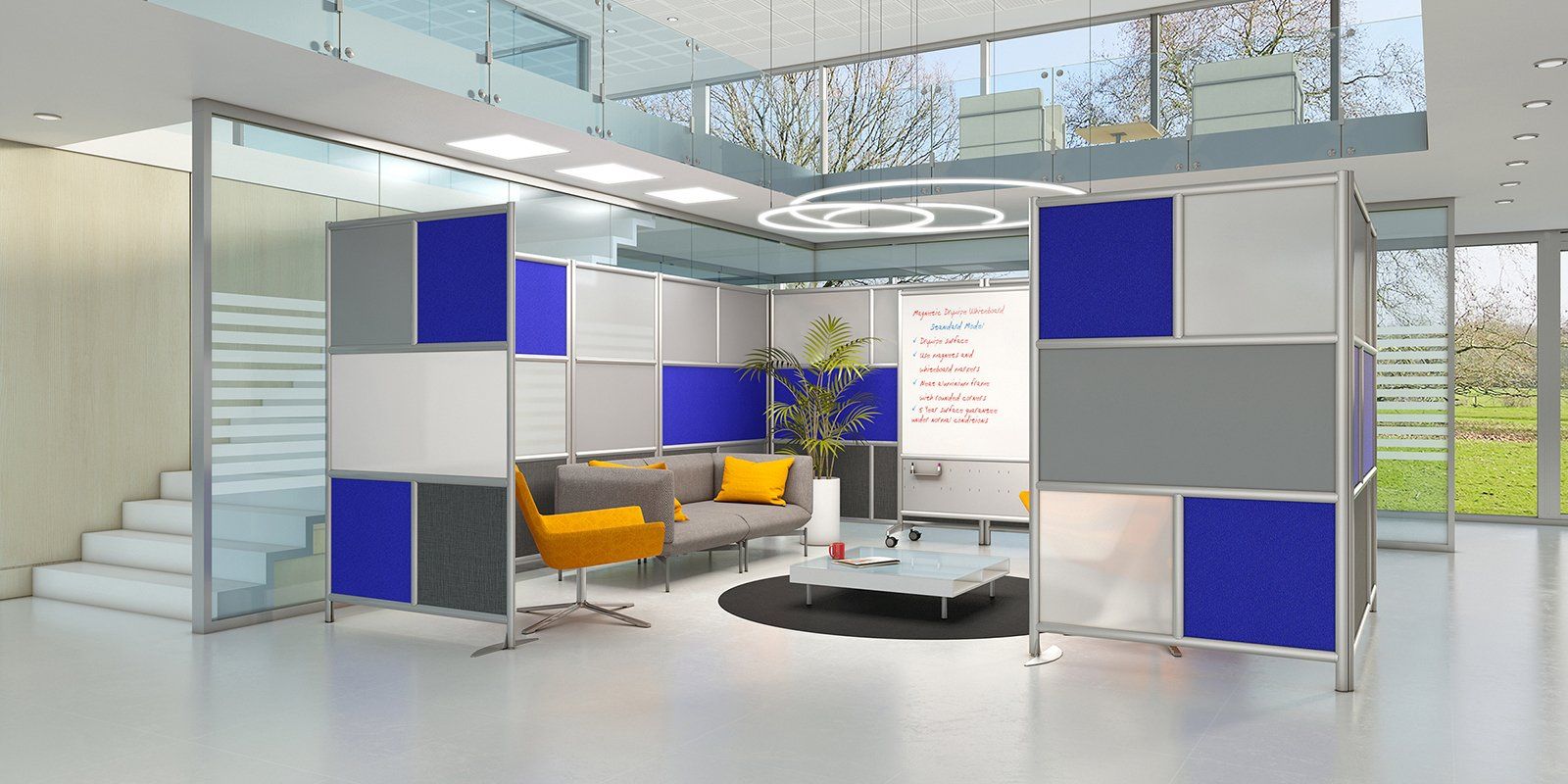 Urban Walls panels for collaborative space