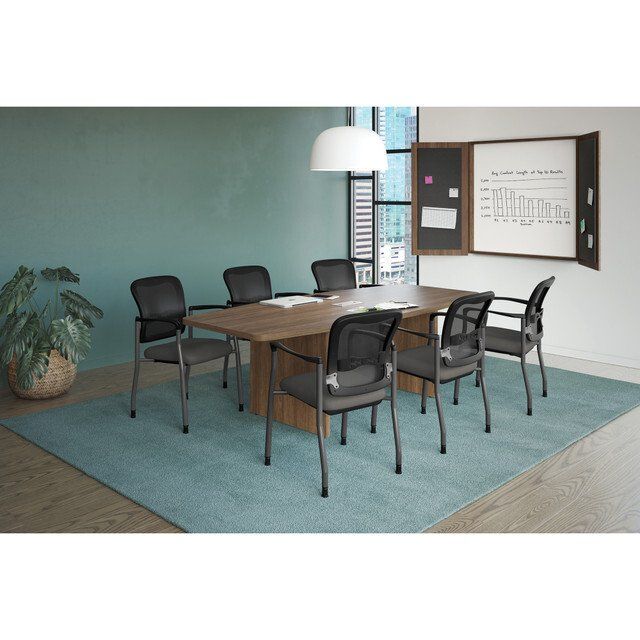 OS Boat-shape conference table in Modern Walnut