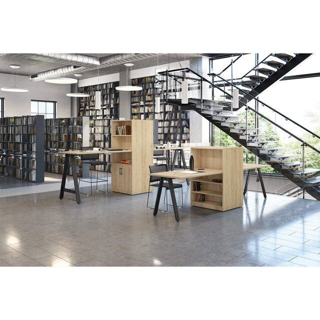 OS Bookshelf work tables in library